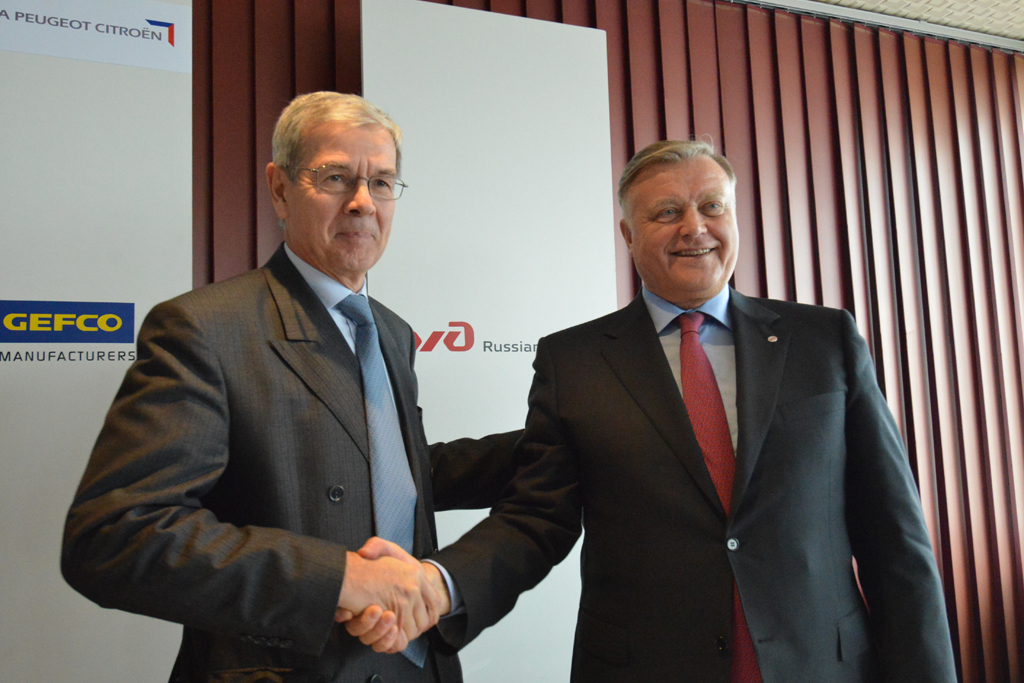 Philippe Varin and Vladimir Yakunin
