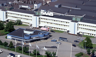 Saab's Trollhattan headquarters