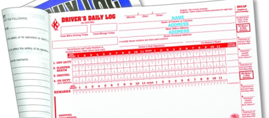 Truck drivers daily log book