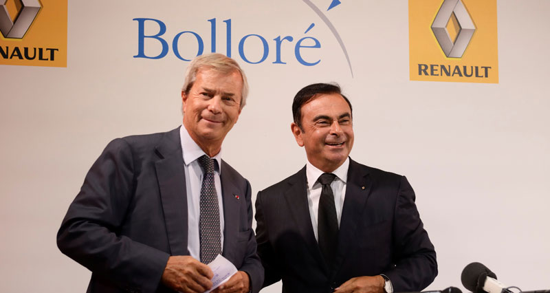 Renault and Bolloré form a partnership