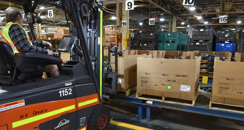 Ford Oakville Assembly Plant - Zero waste to landfill. The Oakville Assembly plant now sends zero waste to landfill, an achievement that makes Ford Motor Company landfill free at all its manufacturing facilities in Canada. Oakville Assembly is the first Ford assembly plant in North America to achieve this environmental designation. In 2013, close to 2,000 metric tonnes of cardboard, plastic, wood and paper were recycled.