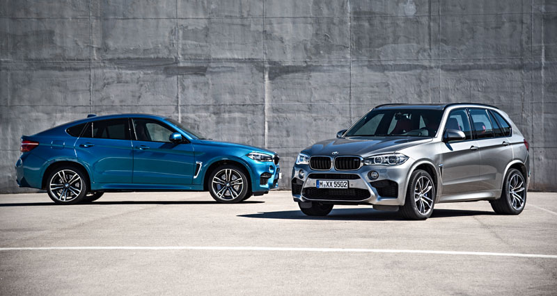 The new BMW X5 M and the new BMW X6 M