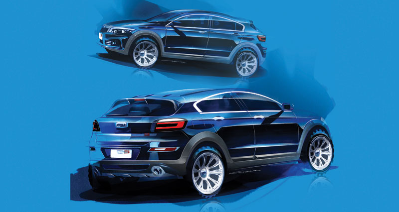 Qoros 3 City SUV - world premiere at Guangzhou