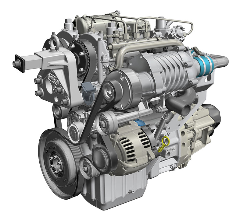 Renault prototype two-stroke diesel