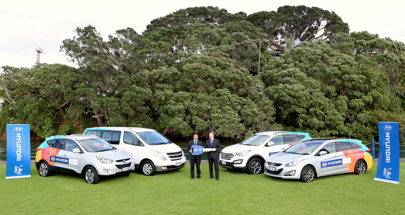 Hyundai New Zealand provides a 94 vehicle fleet for the ICC Cricket World Cup 2015