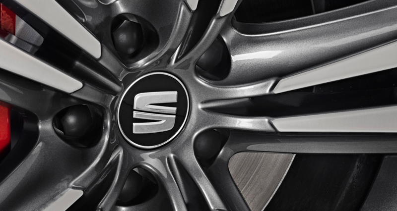 SEAT wheel closeup