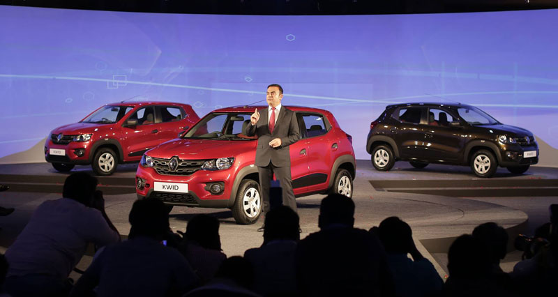 Renault unveils Kwid in India