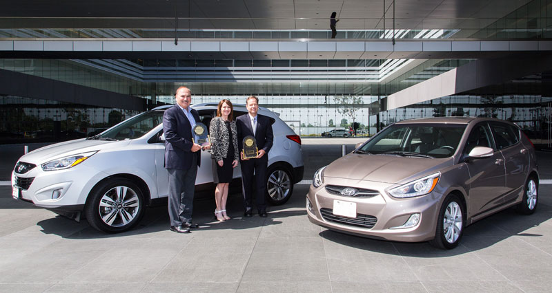 Hyundai Tucson and Accent Receive J.D. Power Initial Quality Awards