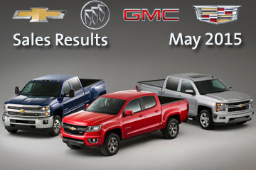 GM May 2015 sales