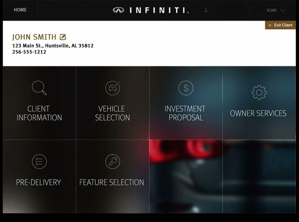 Infiniti ICAR-X retail