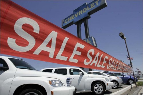 Car dealership sale