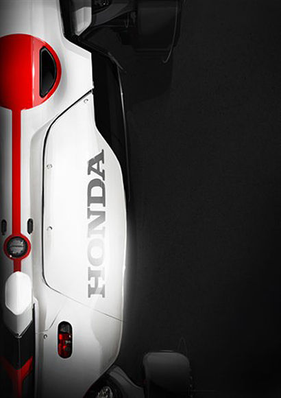 Global premiere of Honda Project 2&4 powered by RC213V, modified for public road use, showcasing Honda's uniquely creative engineering