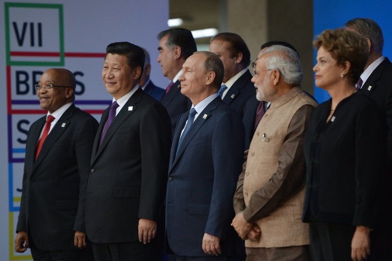BRICS leaders at BRICS summit Russia July 2015