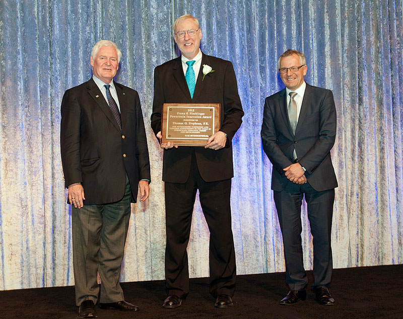 SAE Franz F. Pischinger Powertrain Innovation Award goes to Tom Stephens