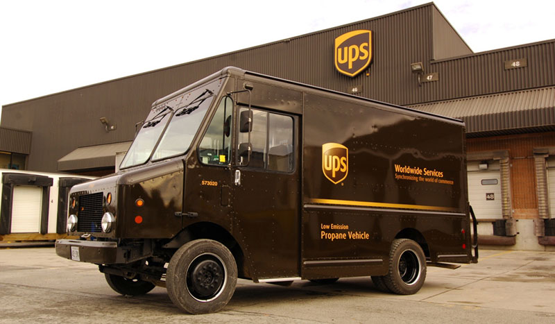 UPS Propane Vehicle