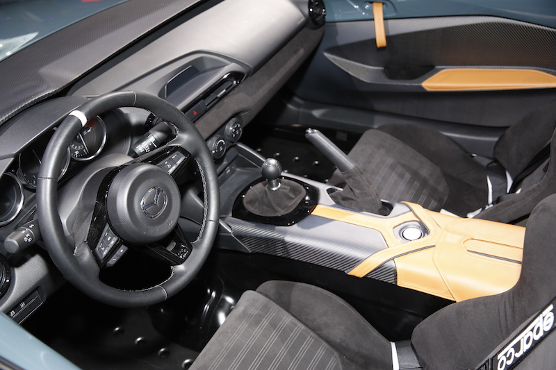 Mazda MX5 interior at NAIAS
