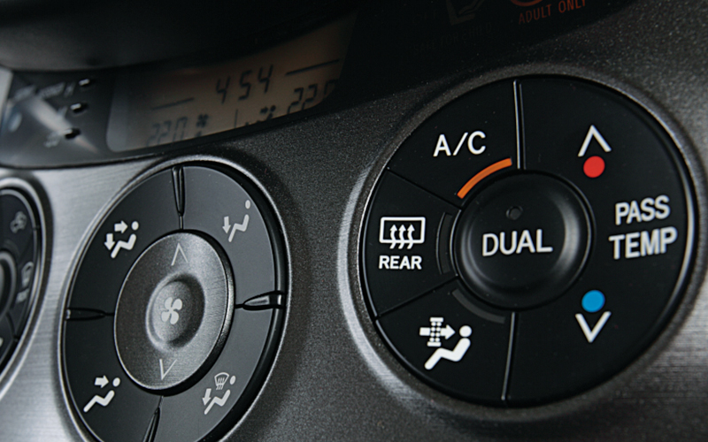Air condition controls