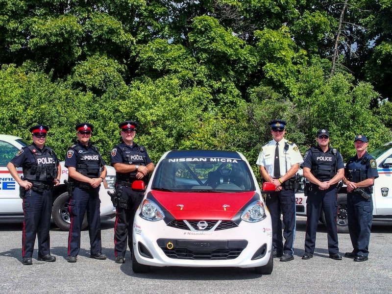 Nissan Micra Cup joins forces with Ontario law enforcement to co