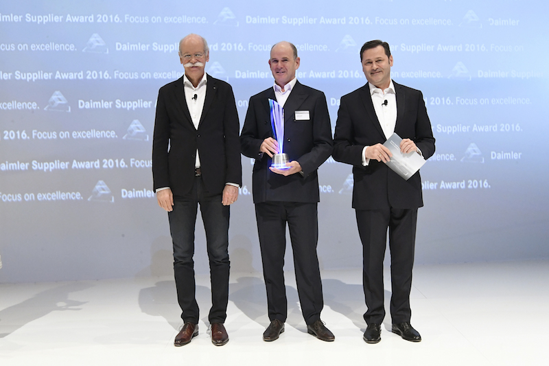 WABCO receives Daimler Supplier Award 2016 Automotive World