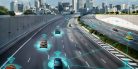 Cars driving on a motorway