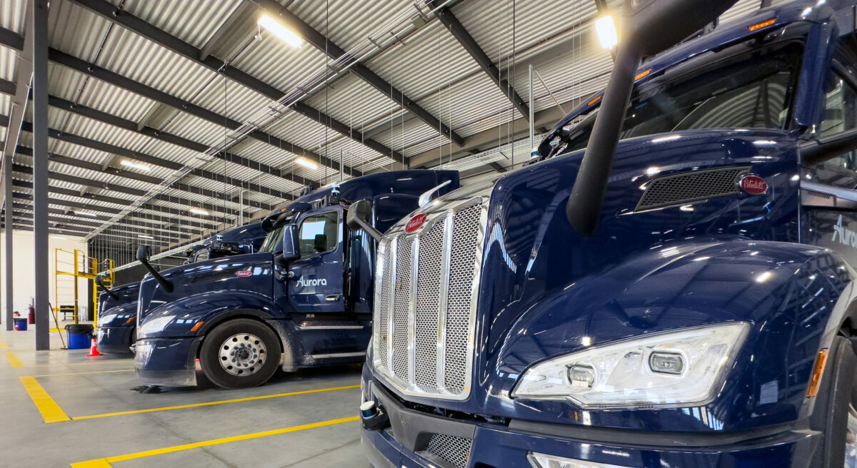 Aurora autonomous driving truck