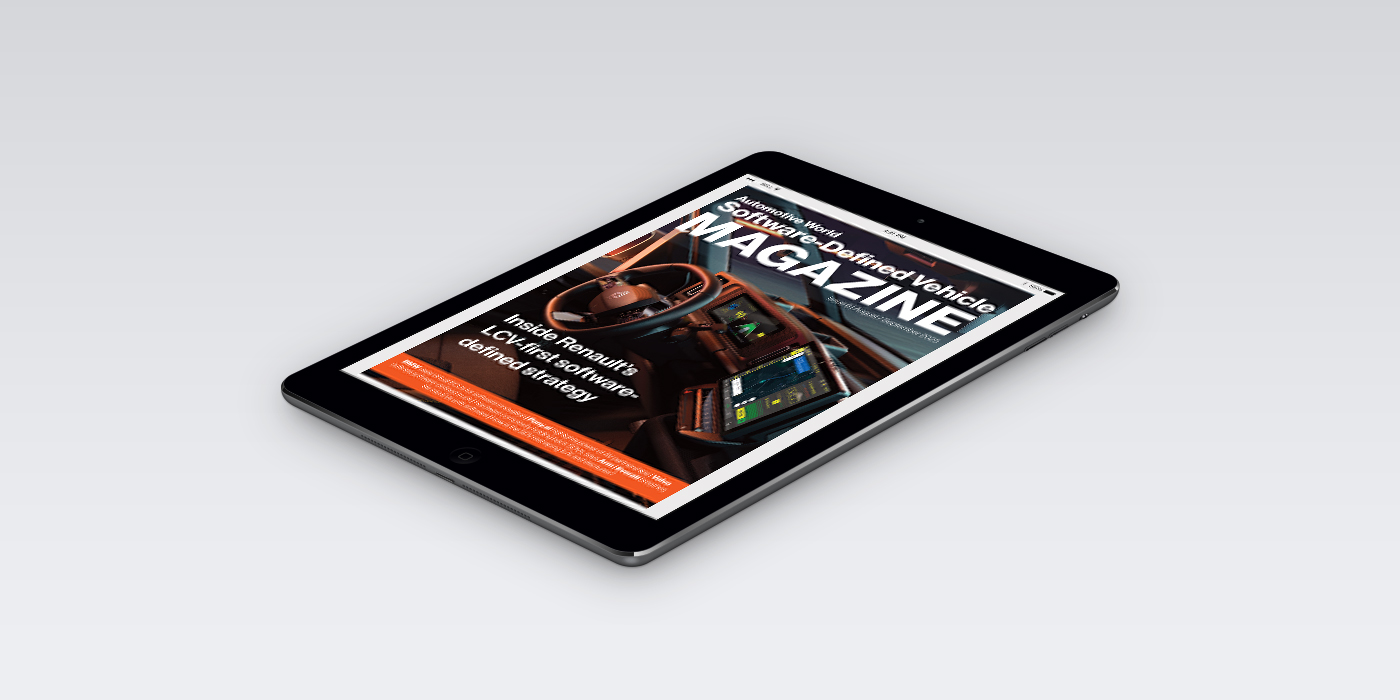 Software-Defined Vehicle Magazine – August / September 2025