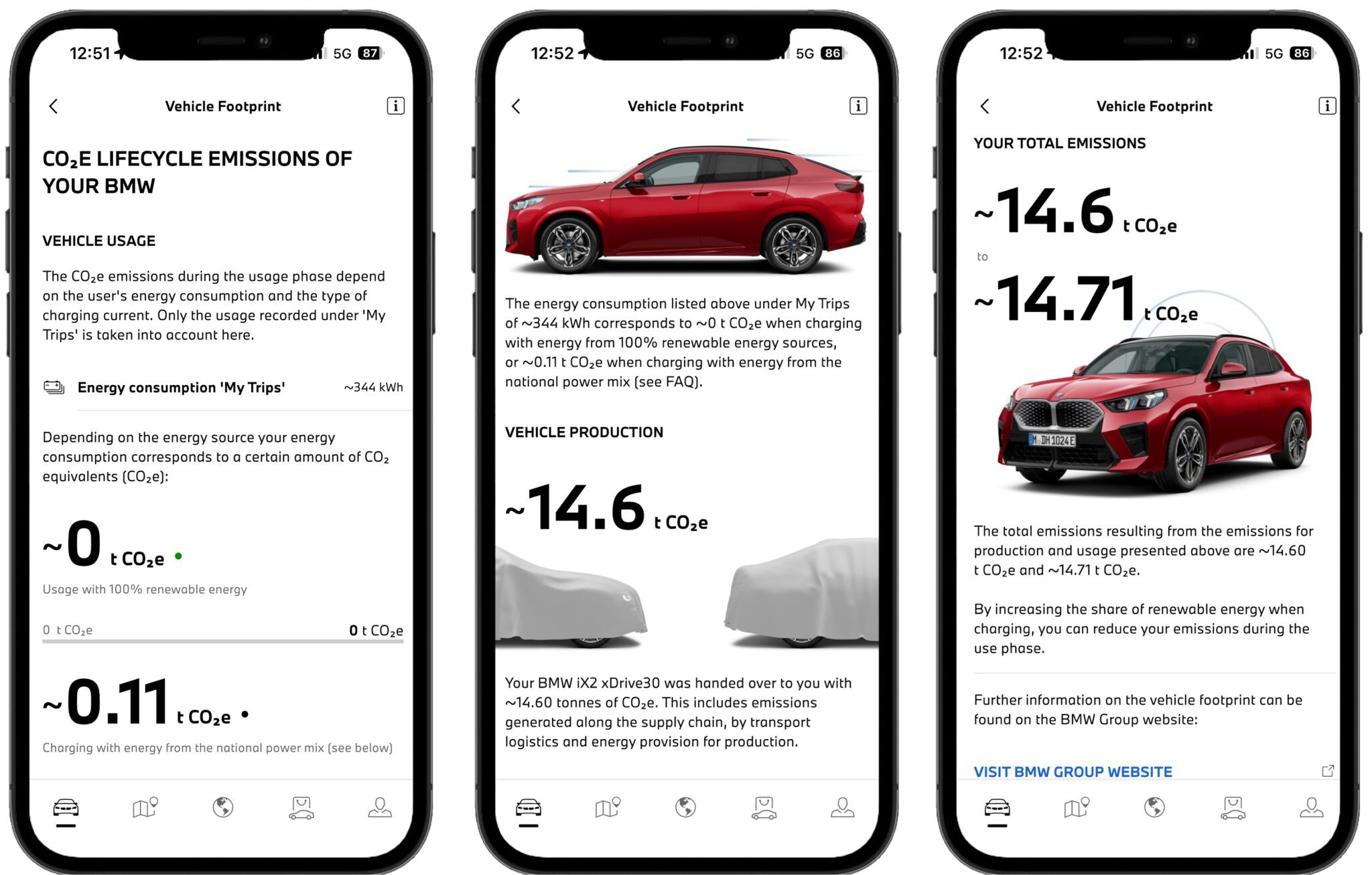 BMW My Trip app