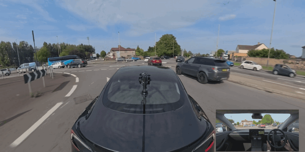 tesla full self driving fsd trial london uk england model 3