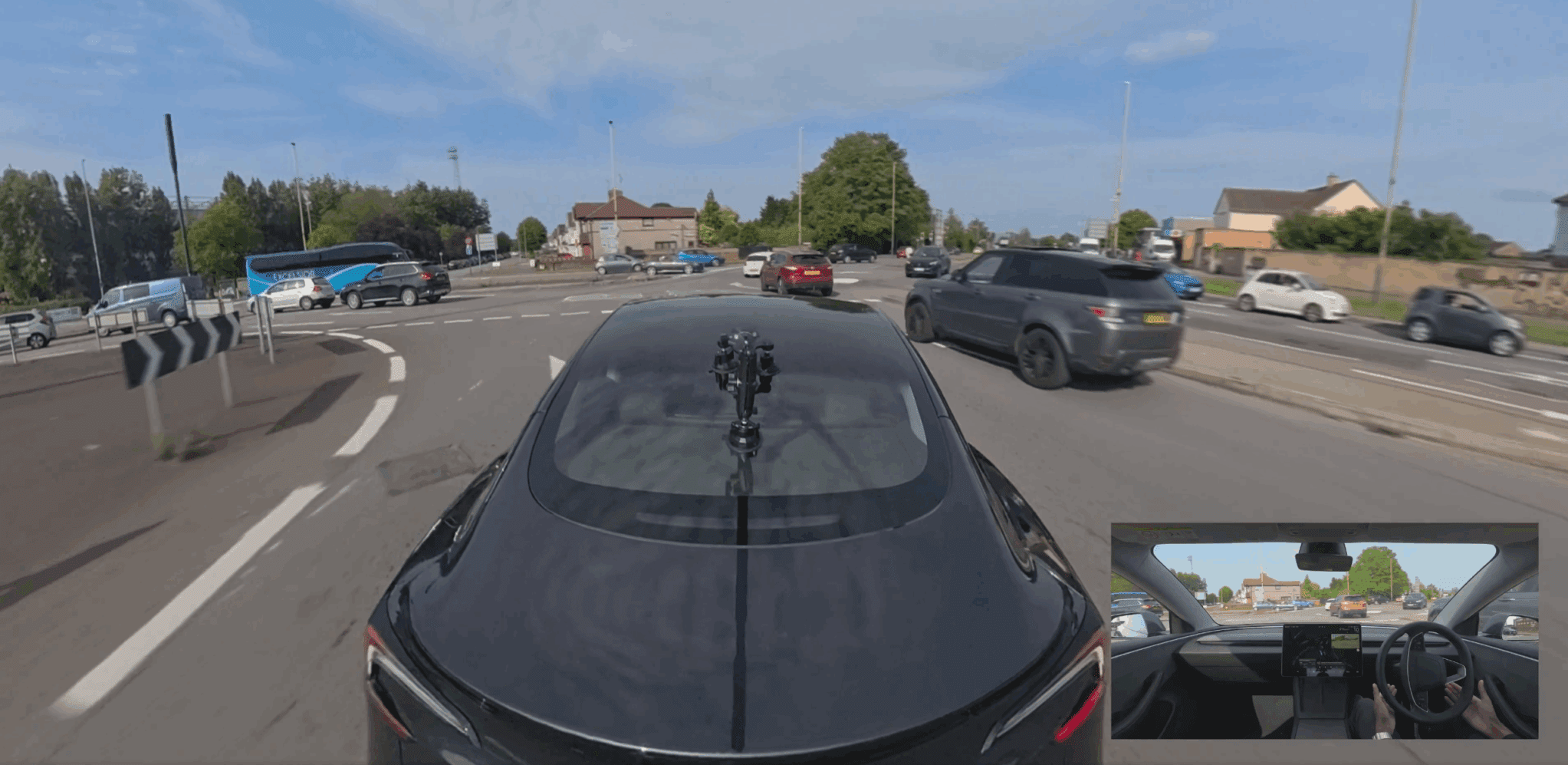 tesla full self driving fsd trial london uk england model 3