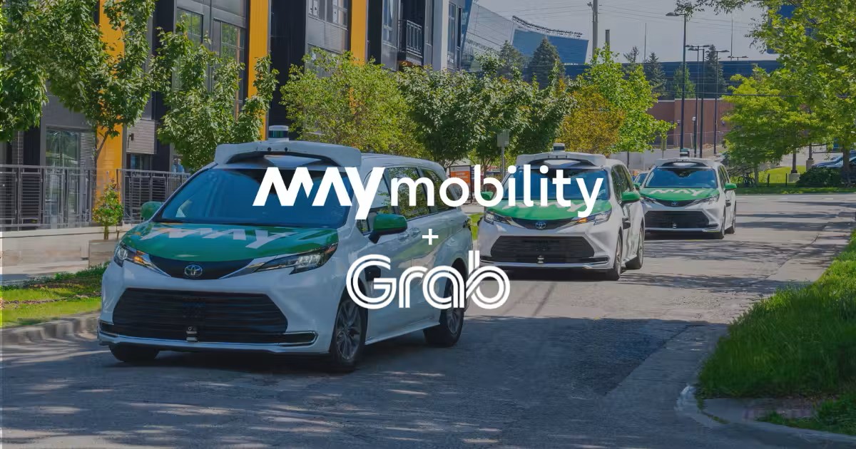 May Mobility and Grab partner on autonomous vehicles in Asia