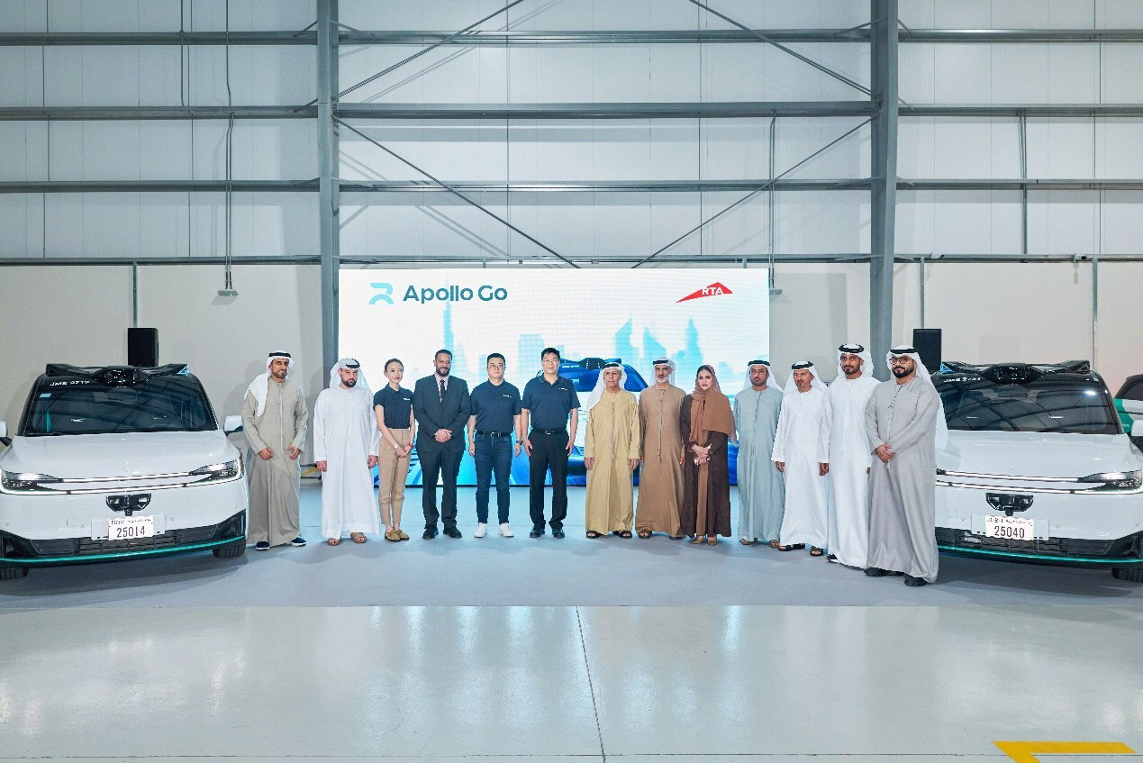 Apollo Go receives Dubai driverless testing permit
