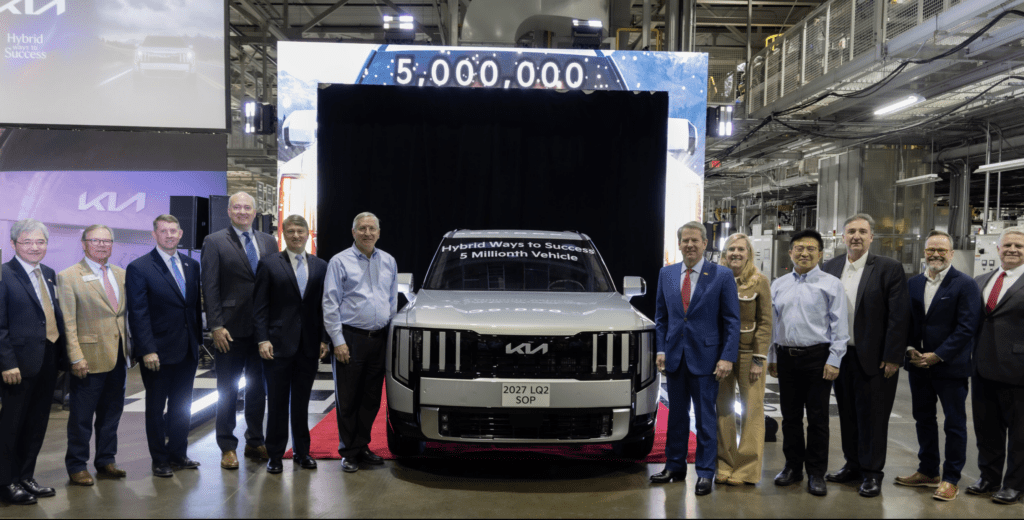 Kia Georgia hits five million units as 2027 Telluride rolls out