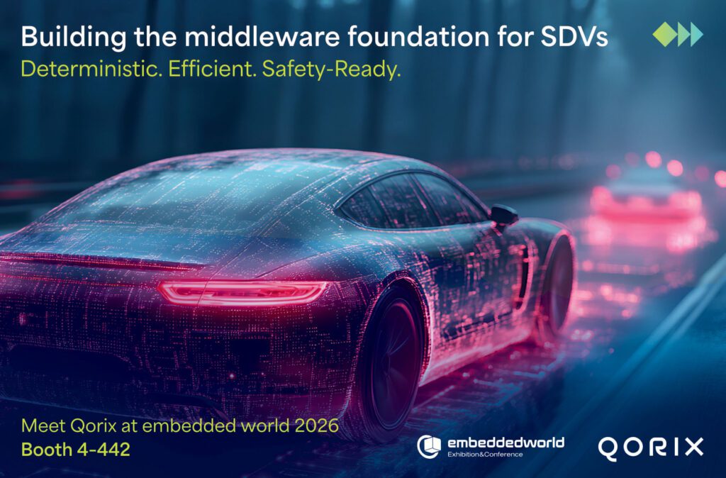 Qorix to show SDV middleware at embedded world 2026插图