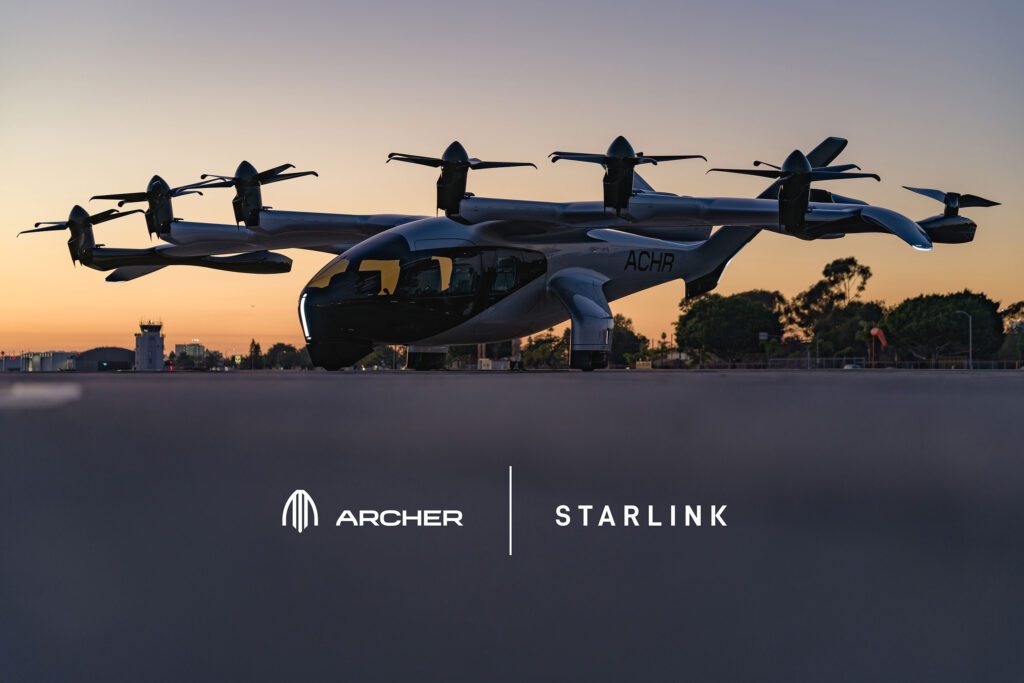 Archer to install Starlink connectivity in air taxis插图