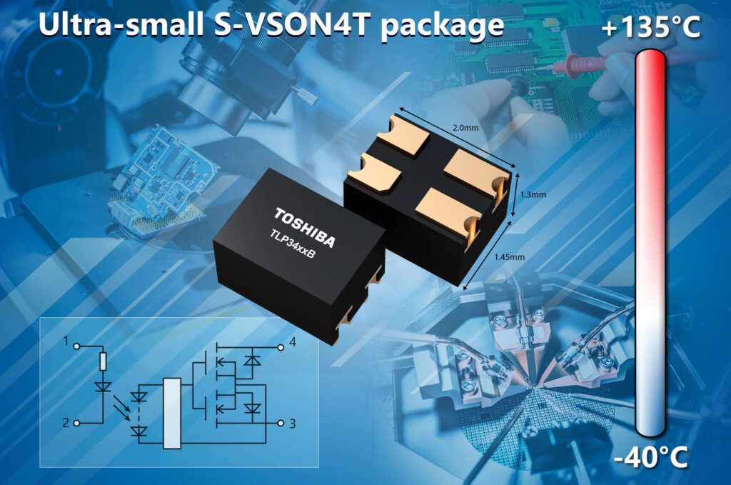 Toshiba launches four photorelays for high-temp test use插图