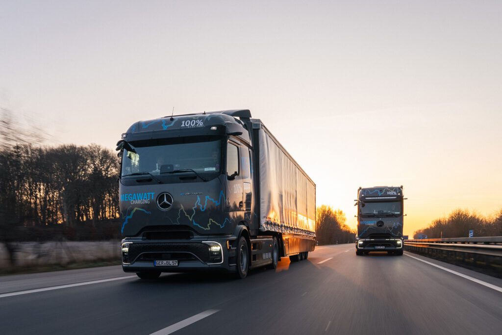 Mercedes-Benz Trucks tests megawatt charging across five countries插图