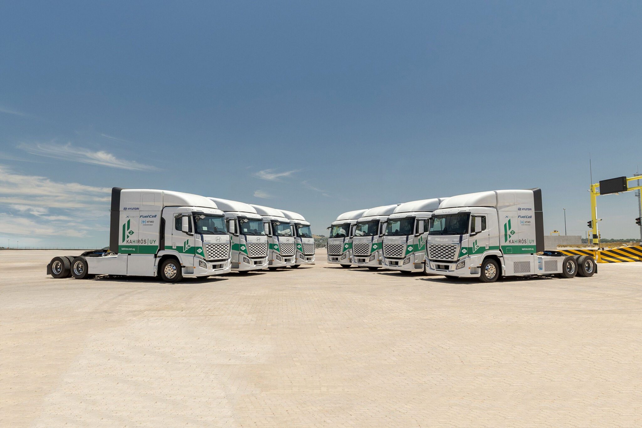 Hyundai XCIENT fleet marks South America hydrogen truck debut