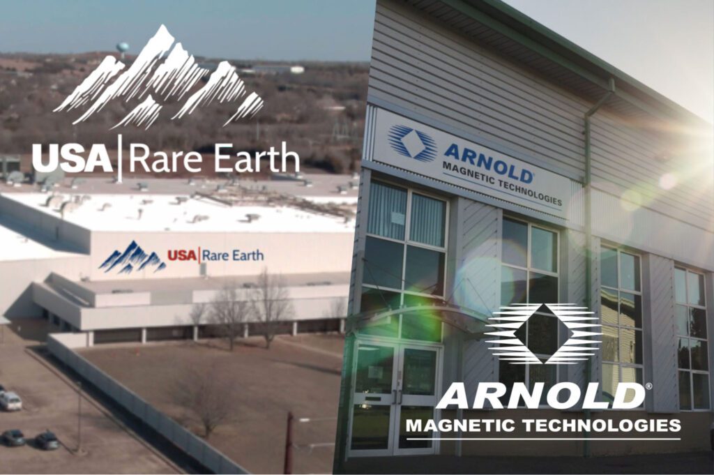 Arnold and USA Rare Earth link up on domestic magnet supply插图