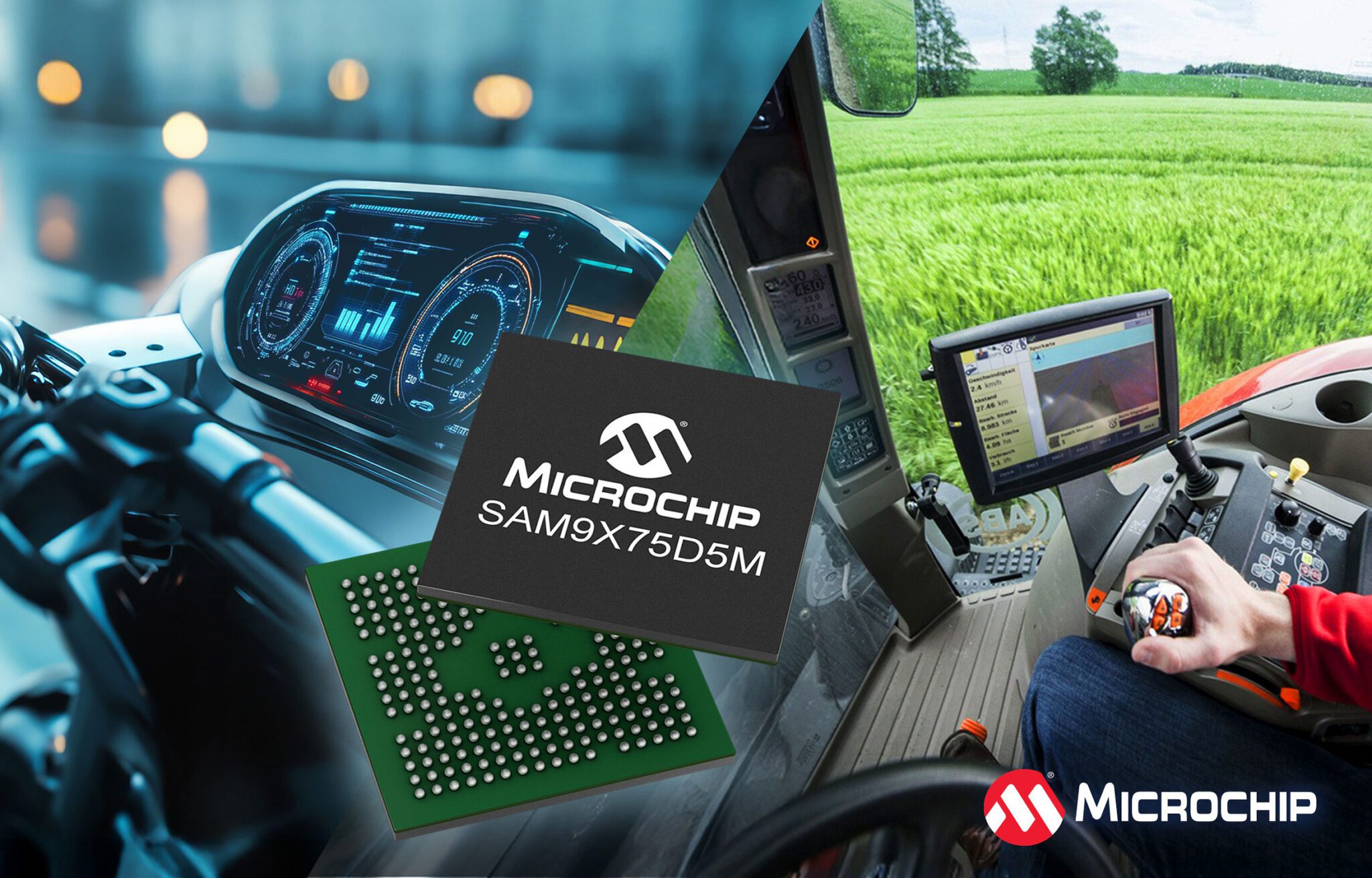 Microchip targets automotive HMI with new SiP hybrid MCU
