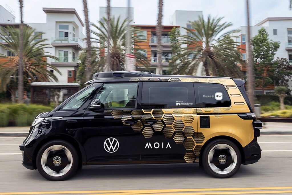 Moia America and Uber begin ID. Buzz AV tests in LA插图