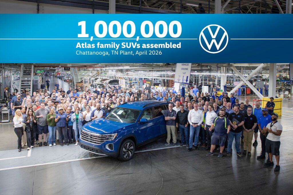 VW builds one millionth Atlas in Chattanooga plant插图