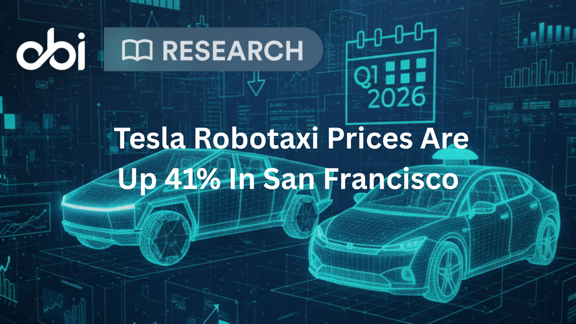 Obi: Tesla Robotaxi prices up 41% in San Francisco