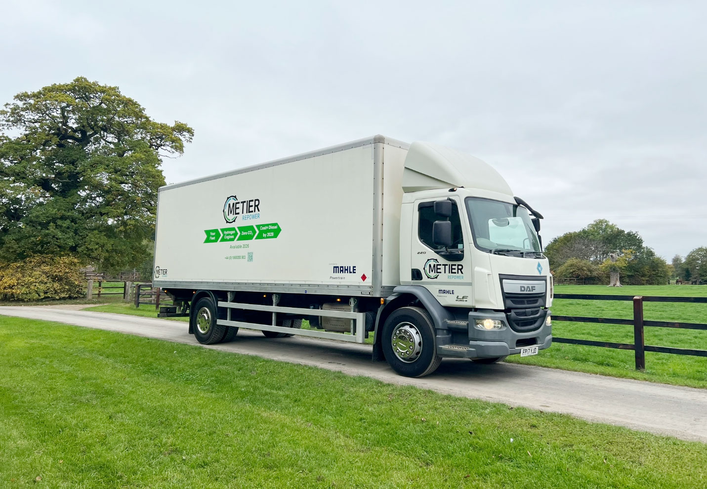 AutoWireDaily — Metier H2ICE truck becomes first to pass UK MOT test