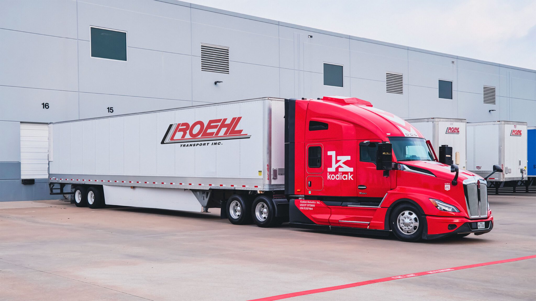 AutoWireDaily — Kodiak’s autonomous trucks haul freight for Roehl