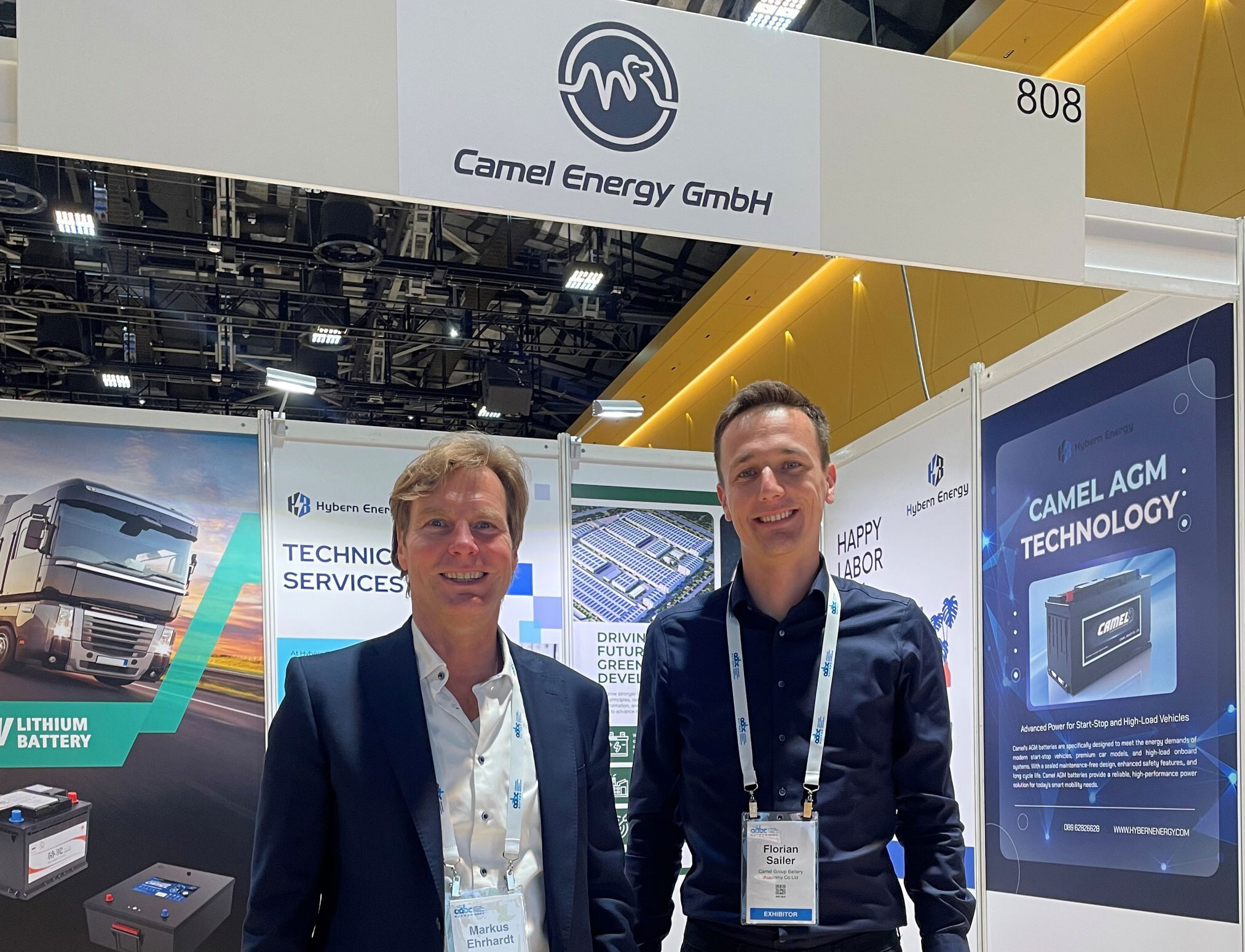 Camel Energy GmbH showcases battery range at AABC Europe 2026