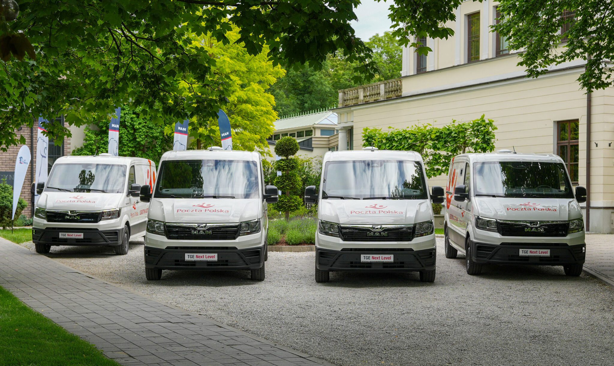 Polish Post modernises fleet with 230 MAN TGE vehicles