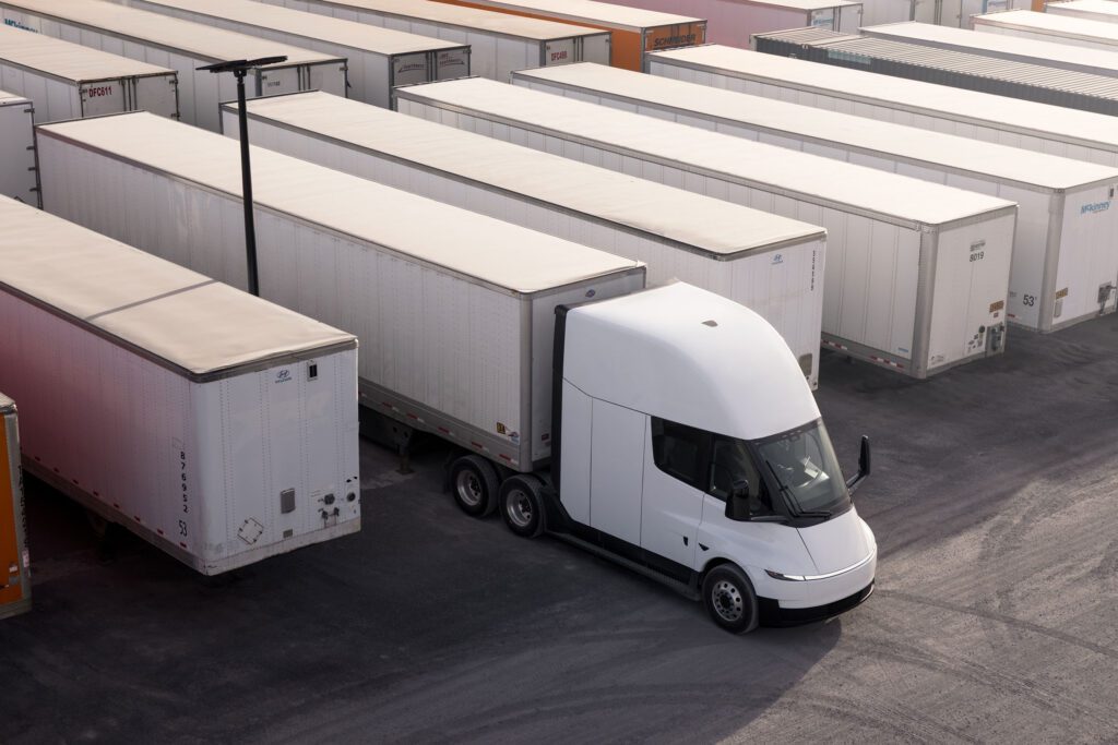 Einride Tesla Semi fleet