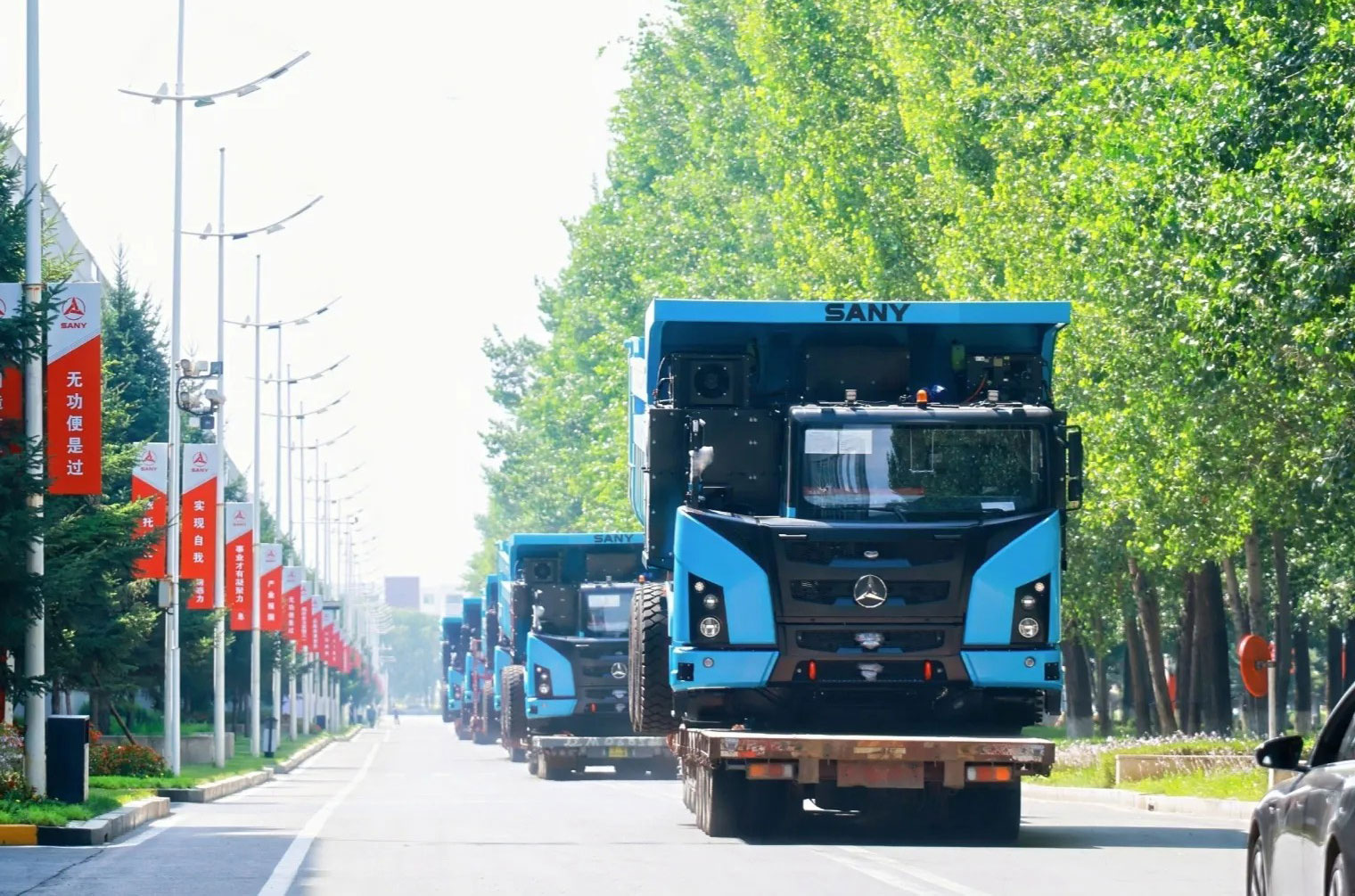 SANY autonomous mining trucks make Latin American debut
